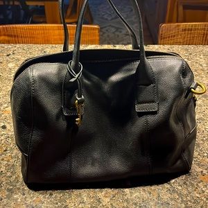 Fossil black Sydney purse